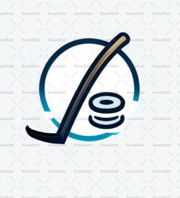 Hockeyschläger und Puck